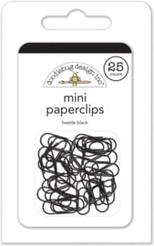 Beetle Black Mini Paperclips - Unit of 3