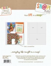 Snap Pocket Pages 3x4 & 4x6 - Unit of 6