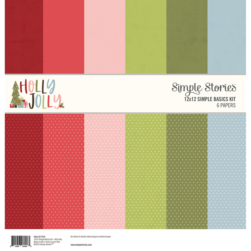 Holly Jolly Simple Basics Kit Simple Stories