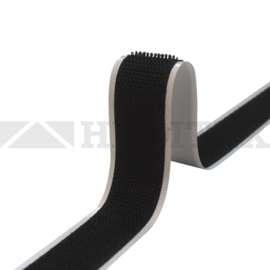 Klitteband haak 20 mm (zelfklevend) diverse kleuren
