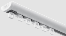 DS rail aluminium wit compleet 101 tot 125cm