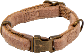 Velvet halsband (camel)
