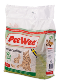 PeeWee houtkorrels (3kg)