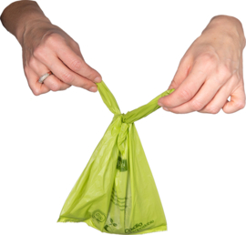Composteerbare poepzakjes (grote rol)