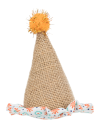 Hoedje jute (9cm)