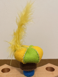 Year ring plug Pete hat green- yellow