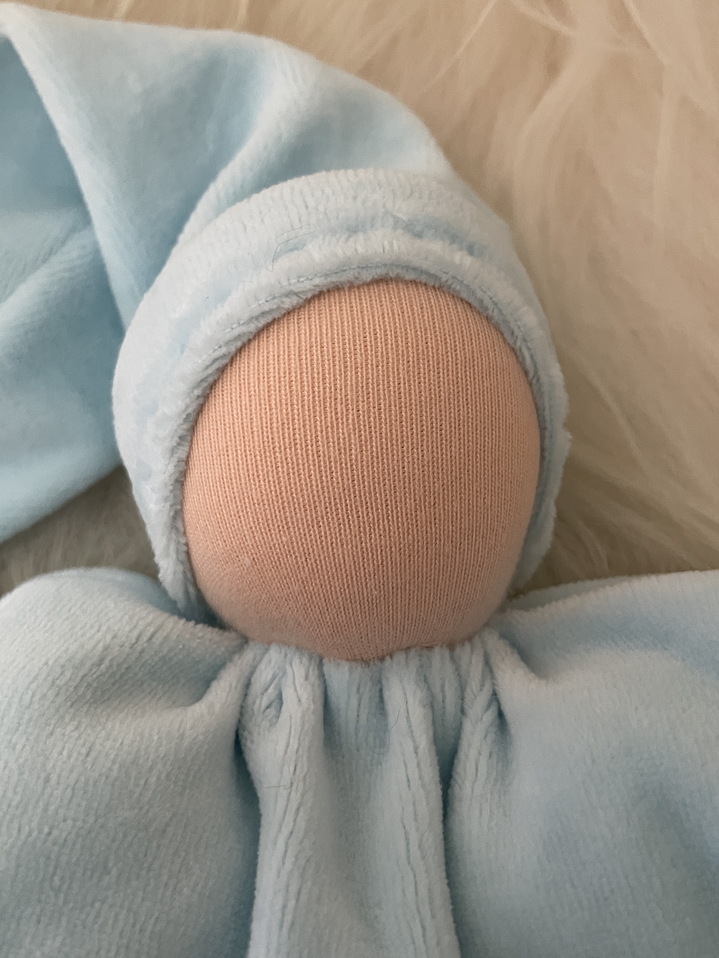 Wiegepopje - Zacht Blauw