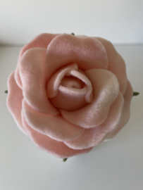 Rose aus Märchenfilz zartes rosa