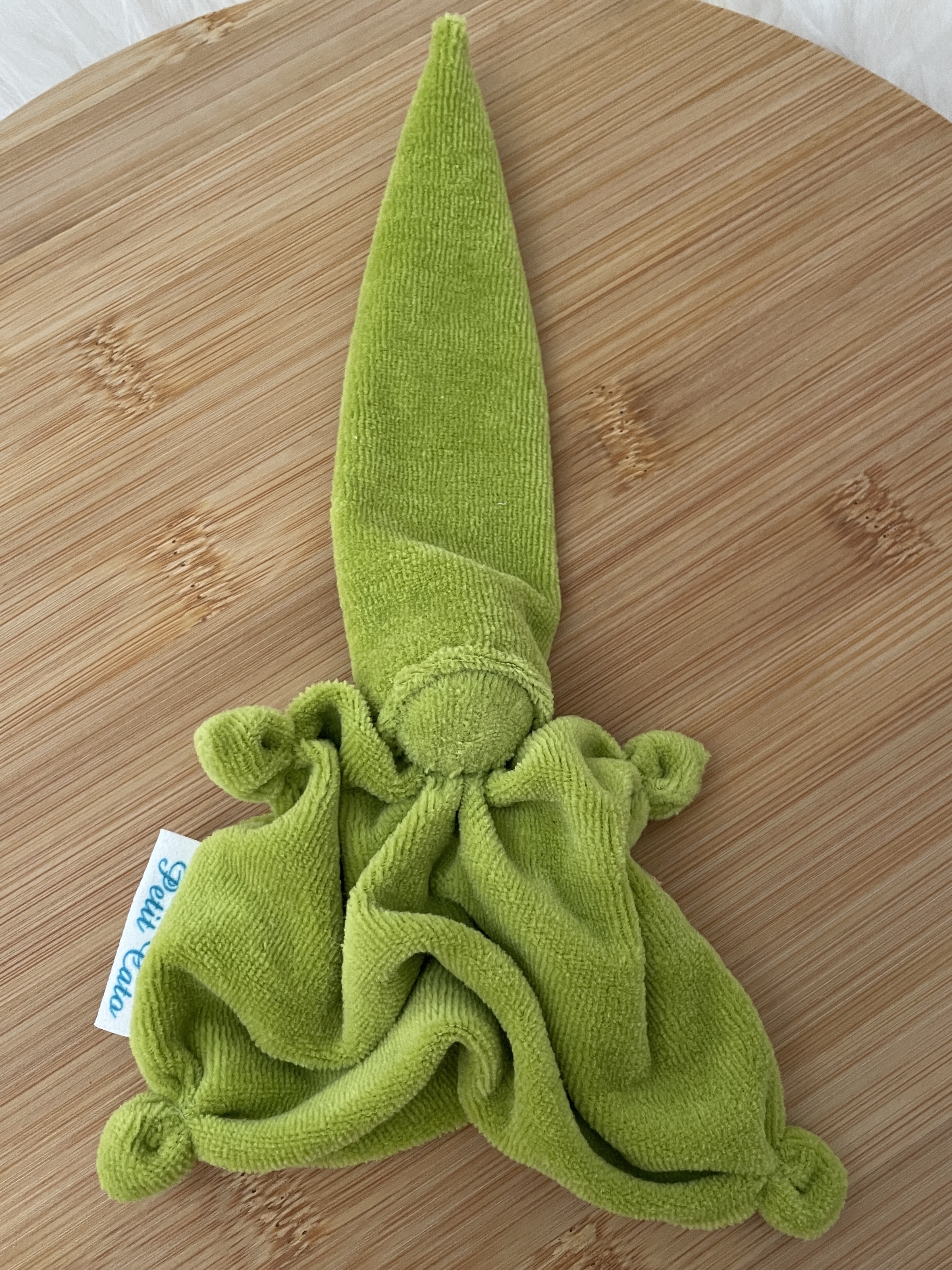 Petit Catootje - Knuffeltje - lime groen