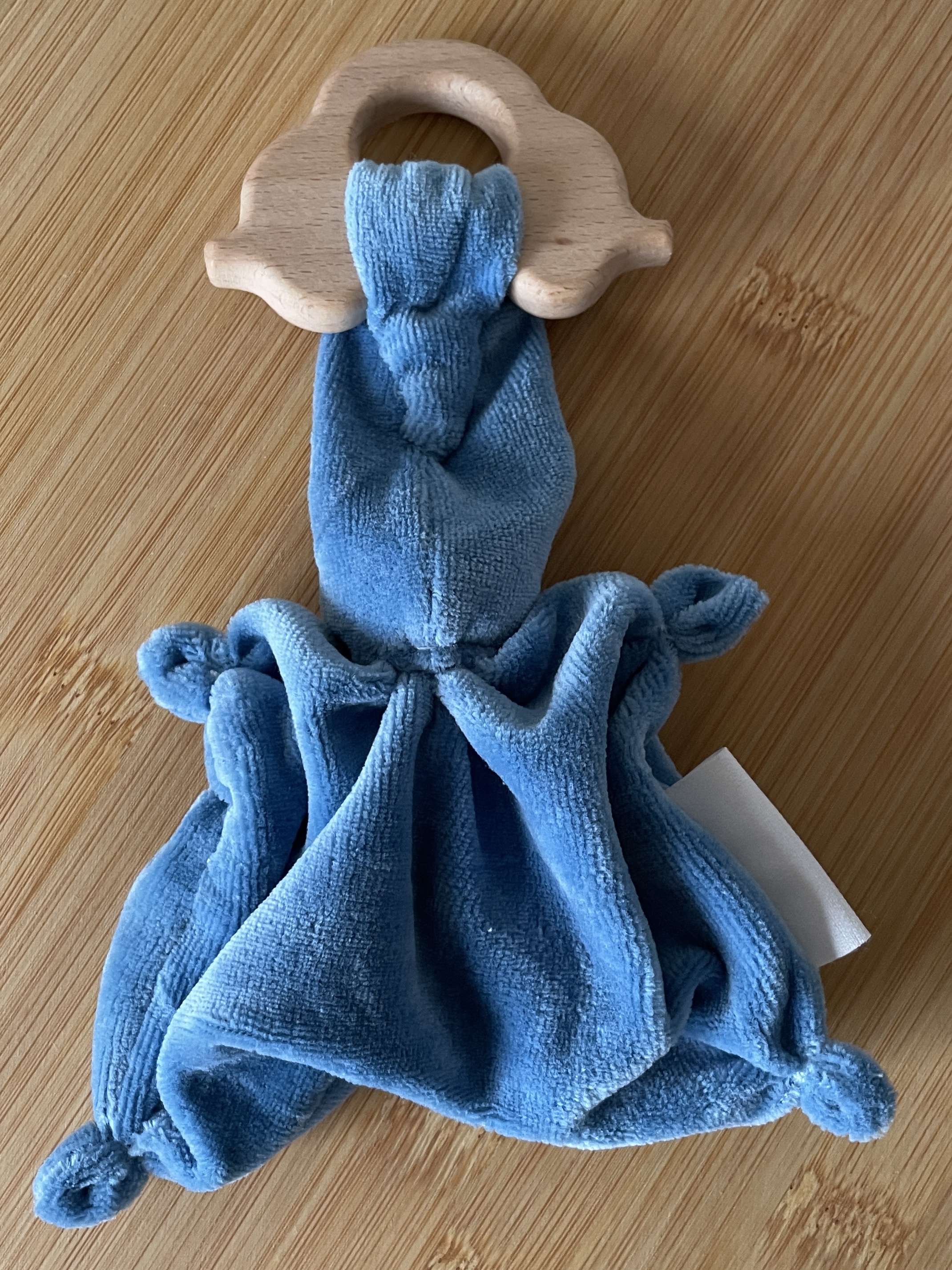 Bijtring blauw auto