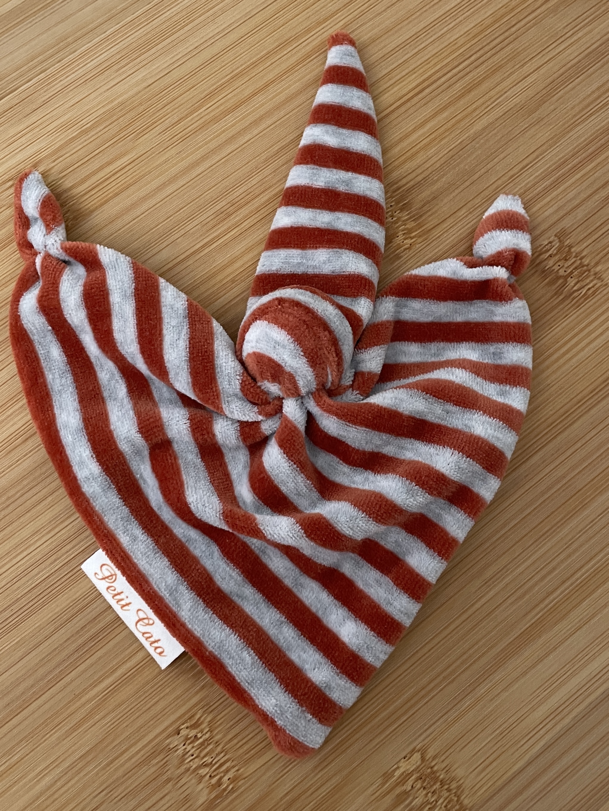 Petit Catootje - Rag doll - rust striped