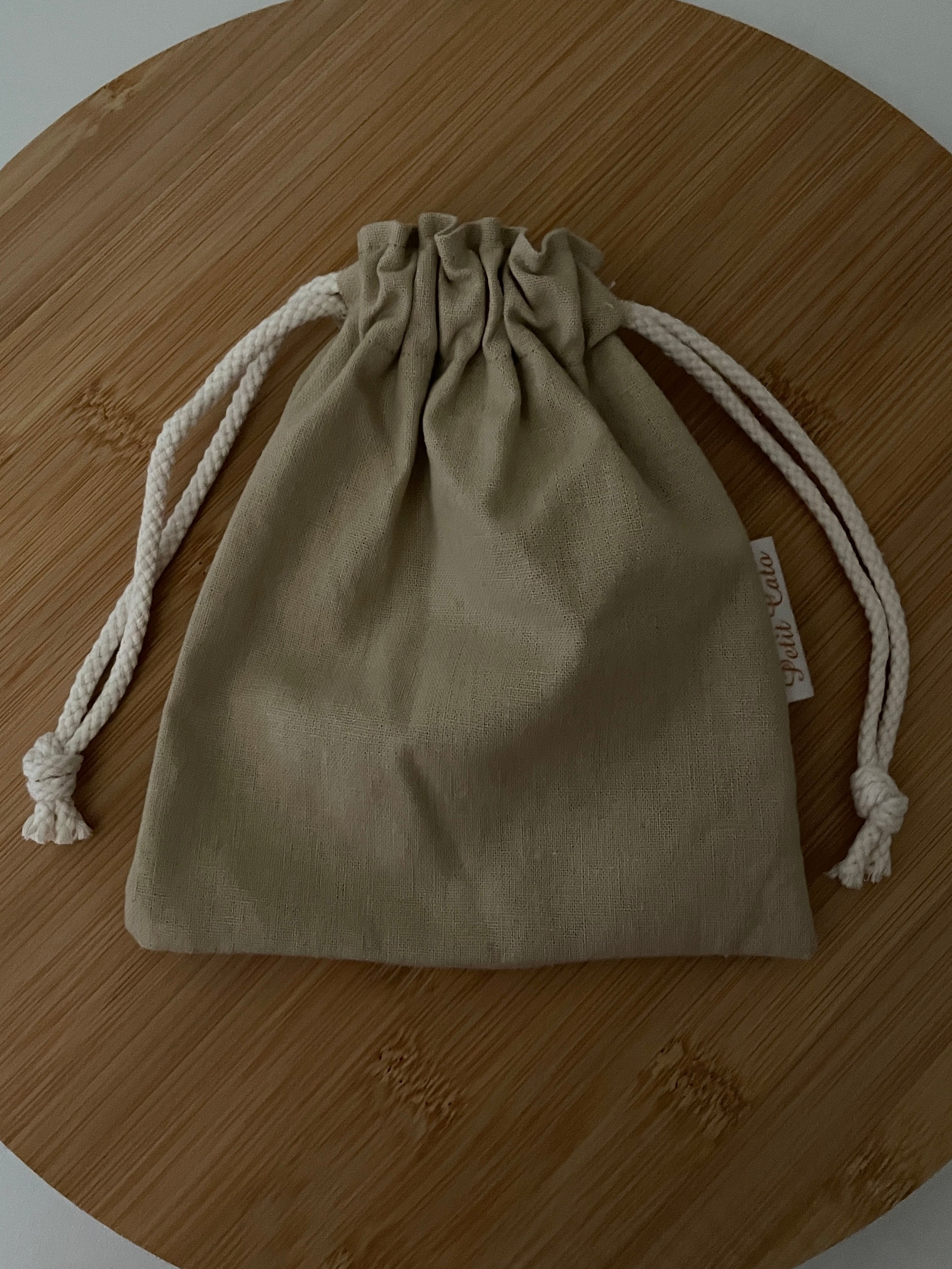 Geschenkzak zand klein