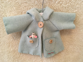 Jacket organic blue - greenish