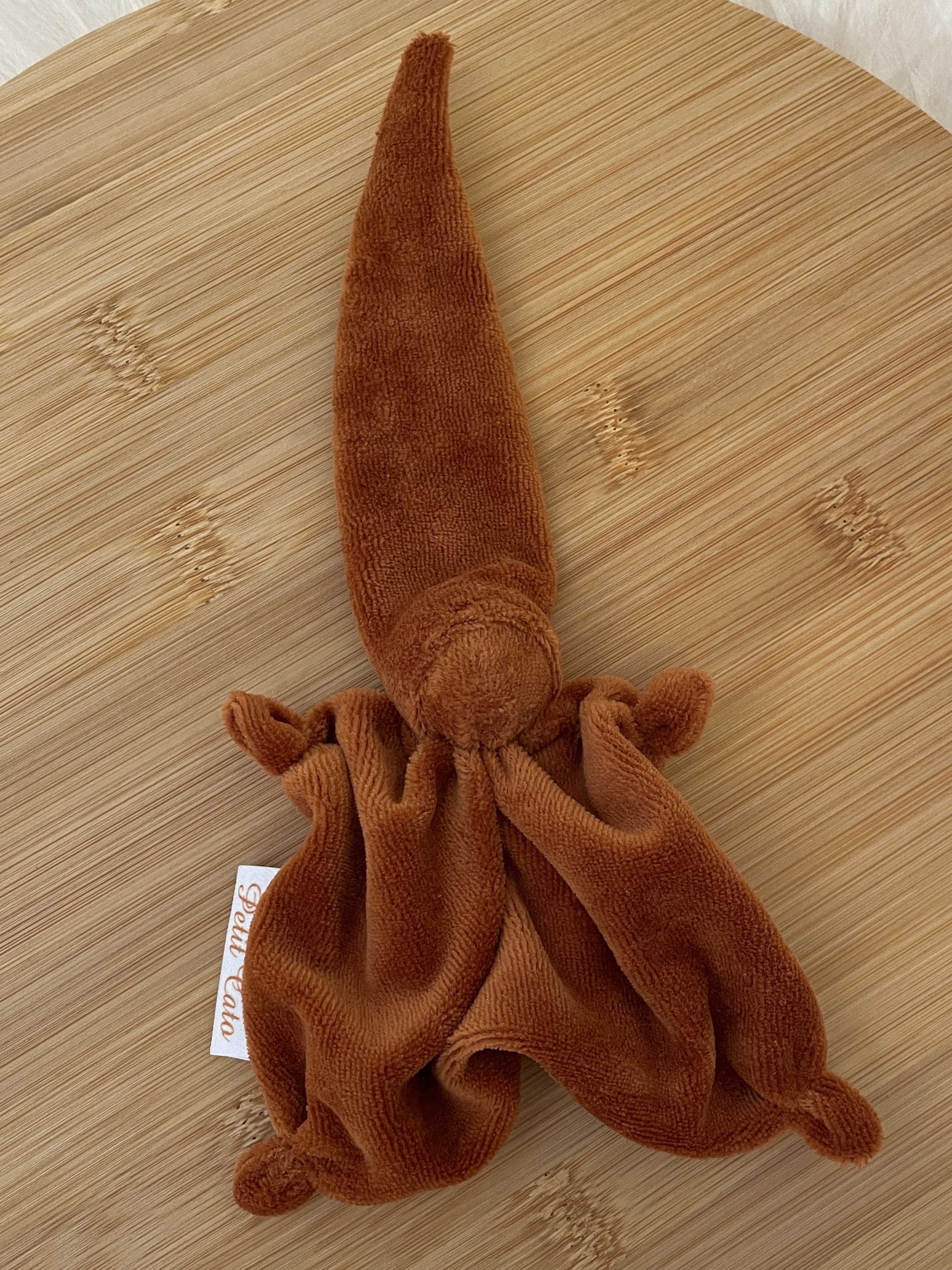 Petit Catootje - Knuffeltje - Cognac