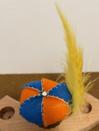 Year ring plug Pete hat blue - orange