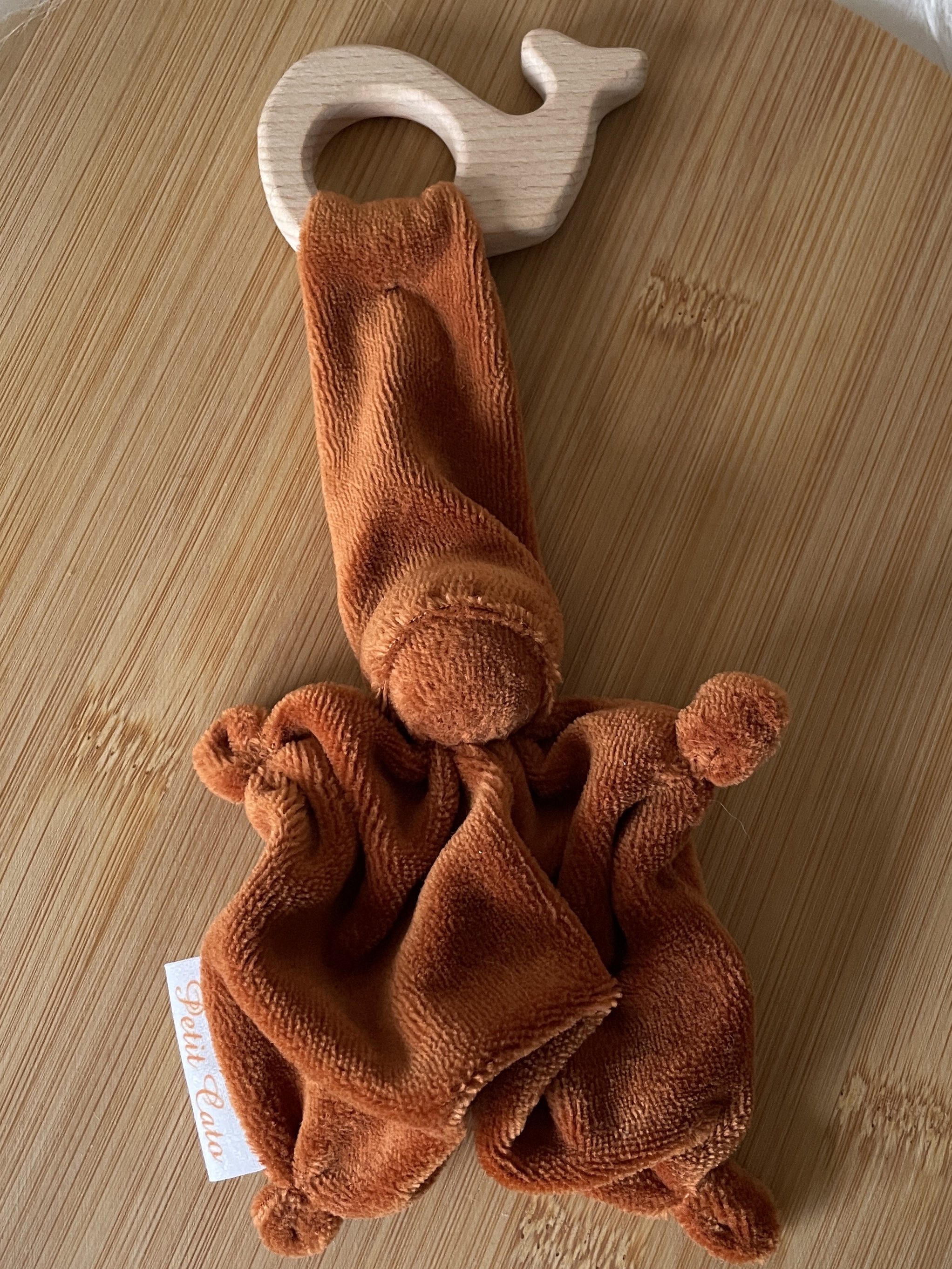Bijtring cognac walvis