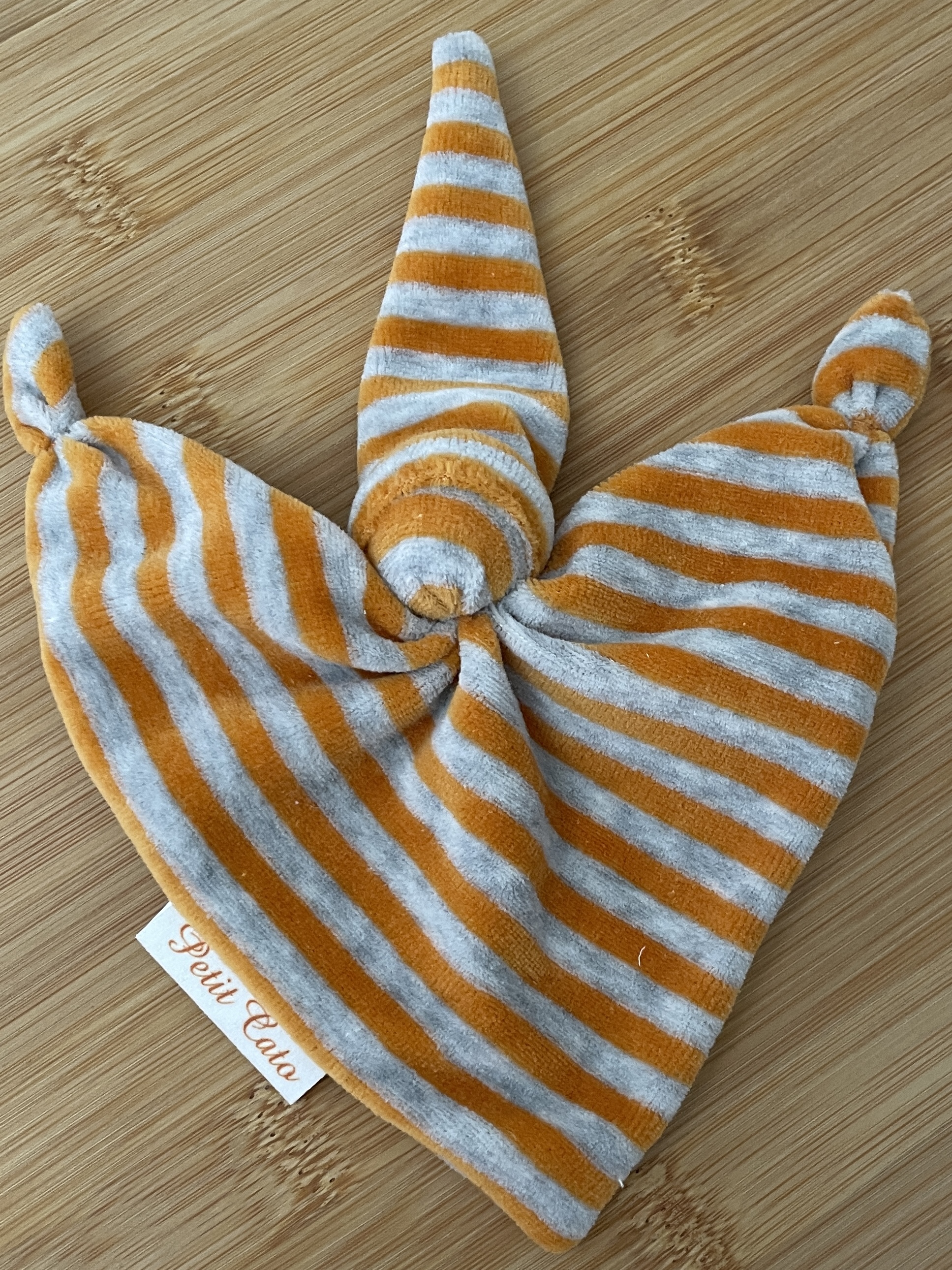 Petit Catootje - Rag doll - yellow striped