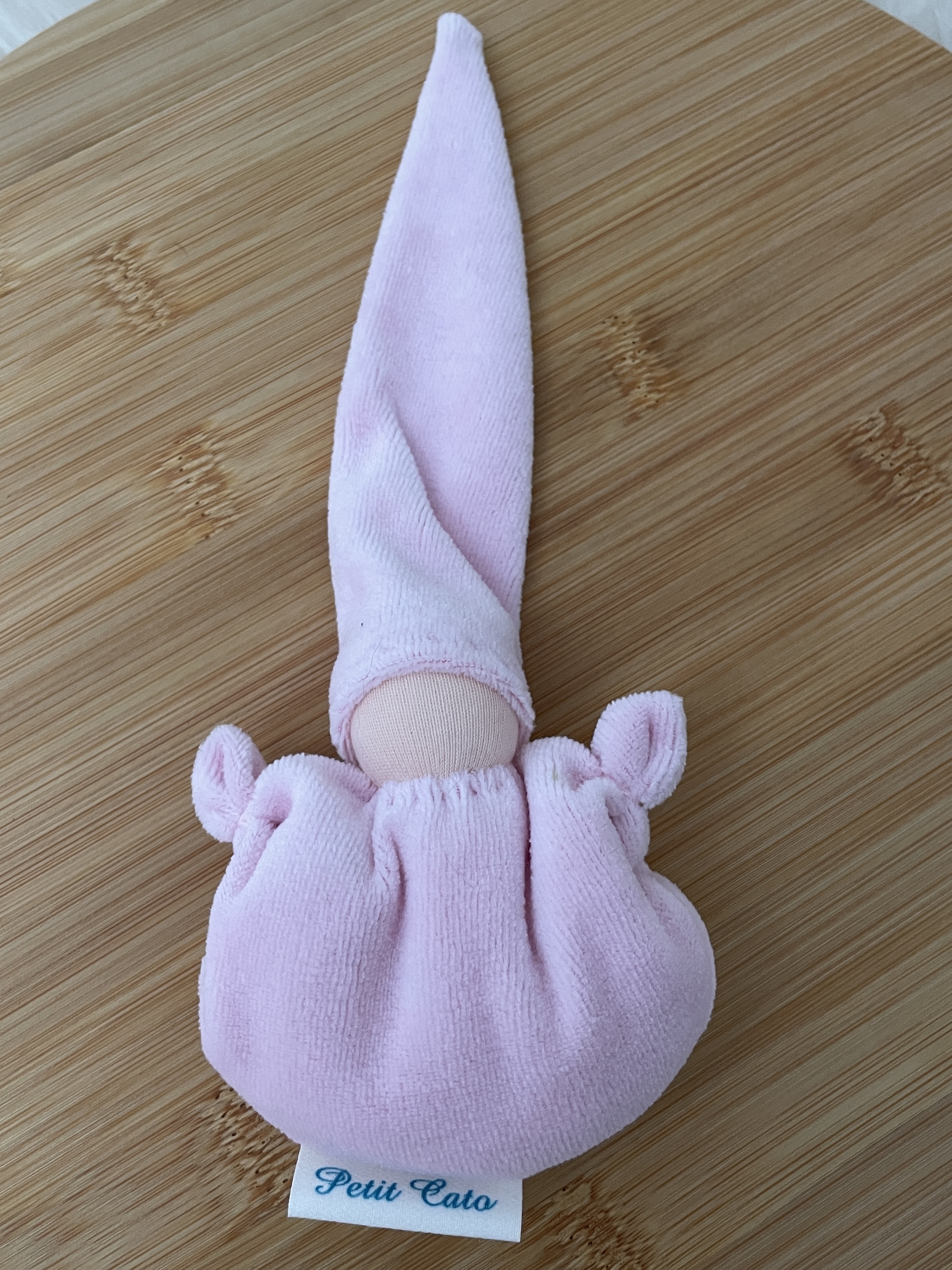 Petit Catootje - Crib doll - soft pink