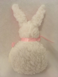 Kaninchen weiß - rosa