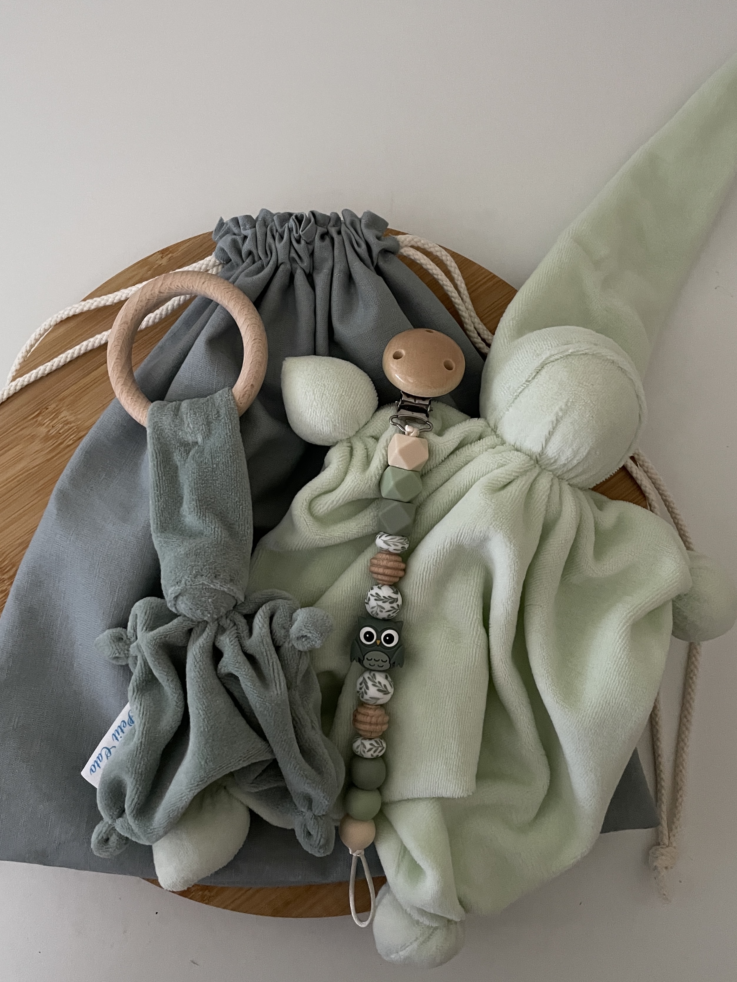 Knuffel Mintgroen