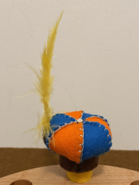 Year ring plug Pete hat blue - orange