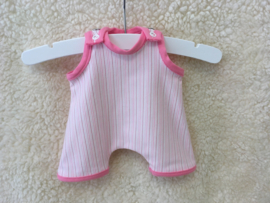 Playsuit pink striped