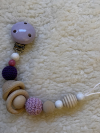 Pacifier cord lilac