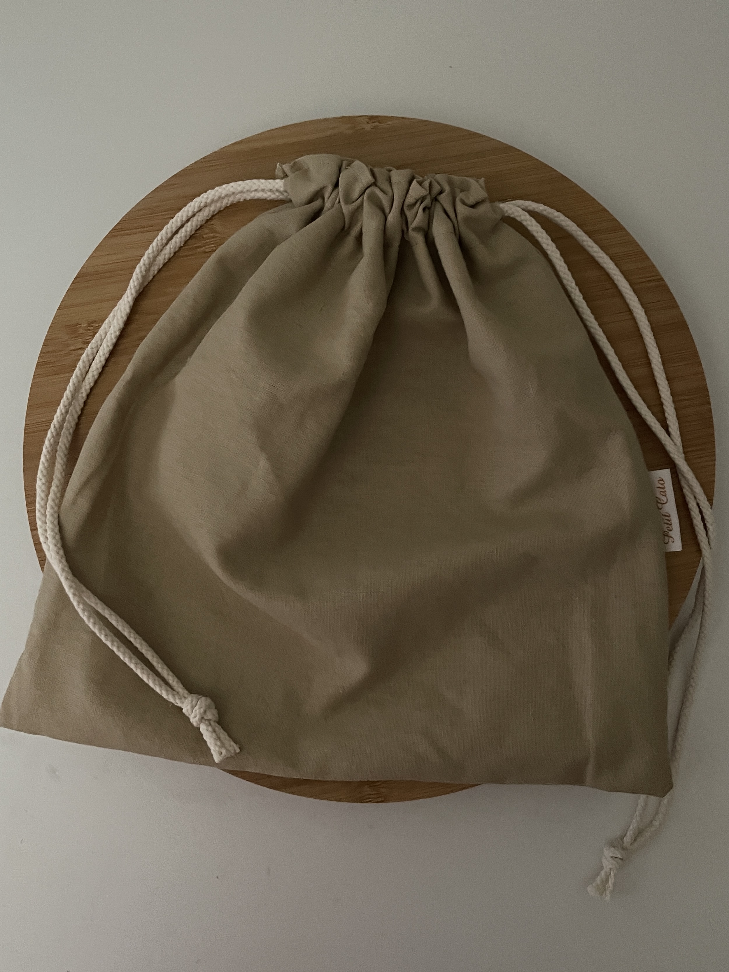 Geschenkzak zand groot
