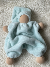 Cuddly doll turquoise light skin tone