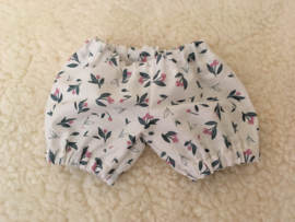 Puffhose Blumen Puppe 30 cm