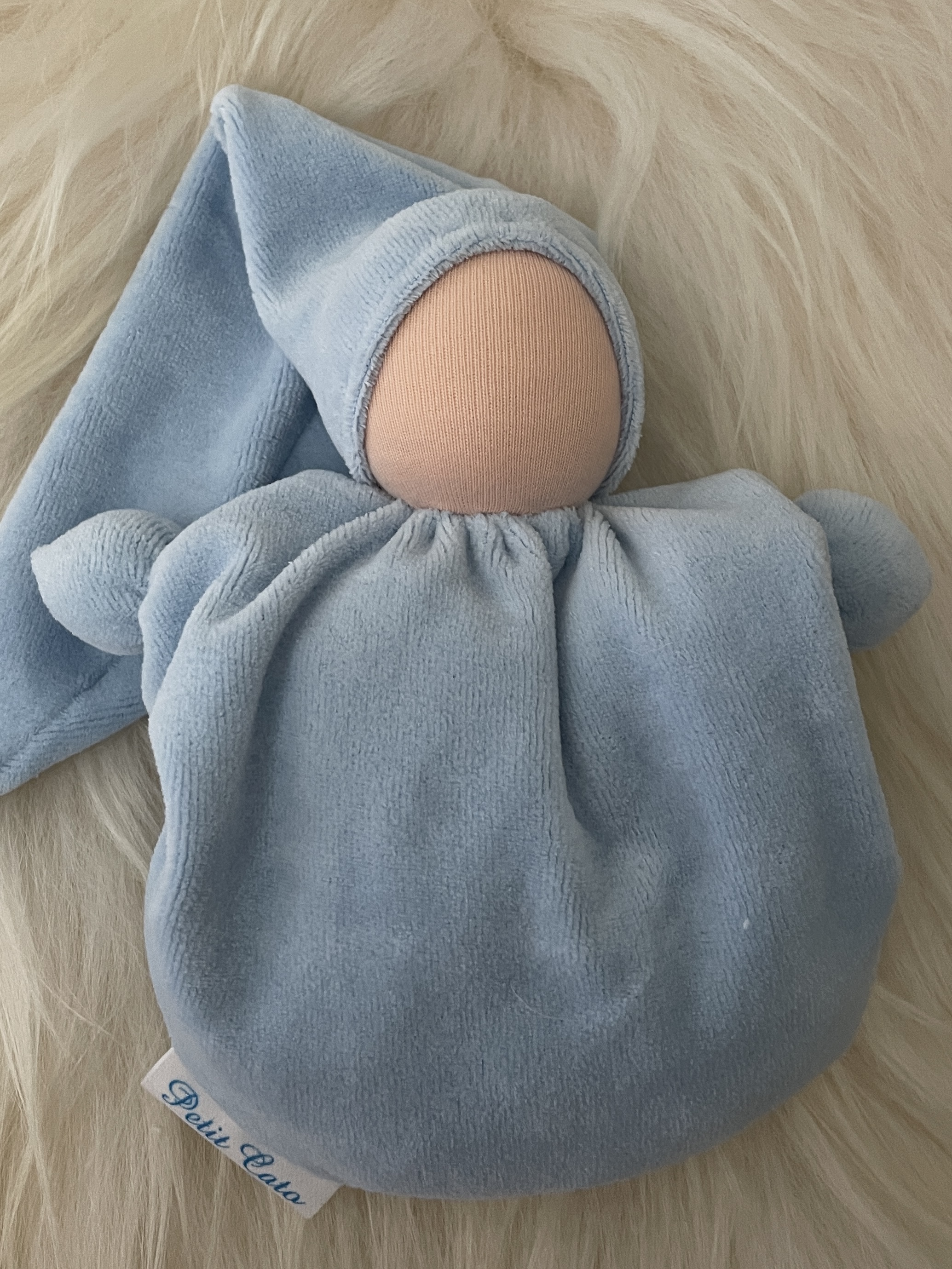 Wiegepopje - Blauw