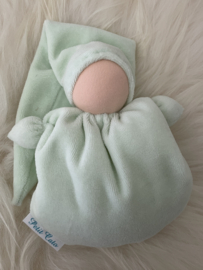 Wiegepopje - mint groen