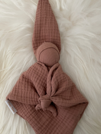 Lappenpopje 3-laags hydrofiel Terracotta