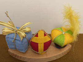 Year ring plug Piet hat Pink-Purple