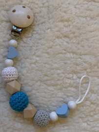 Pacifier clip nature - blue