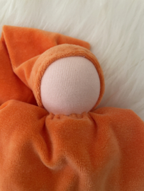 Cradle doll - orange