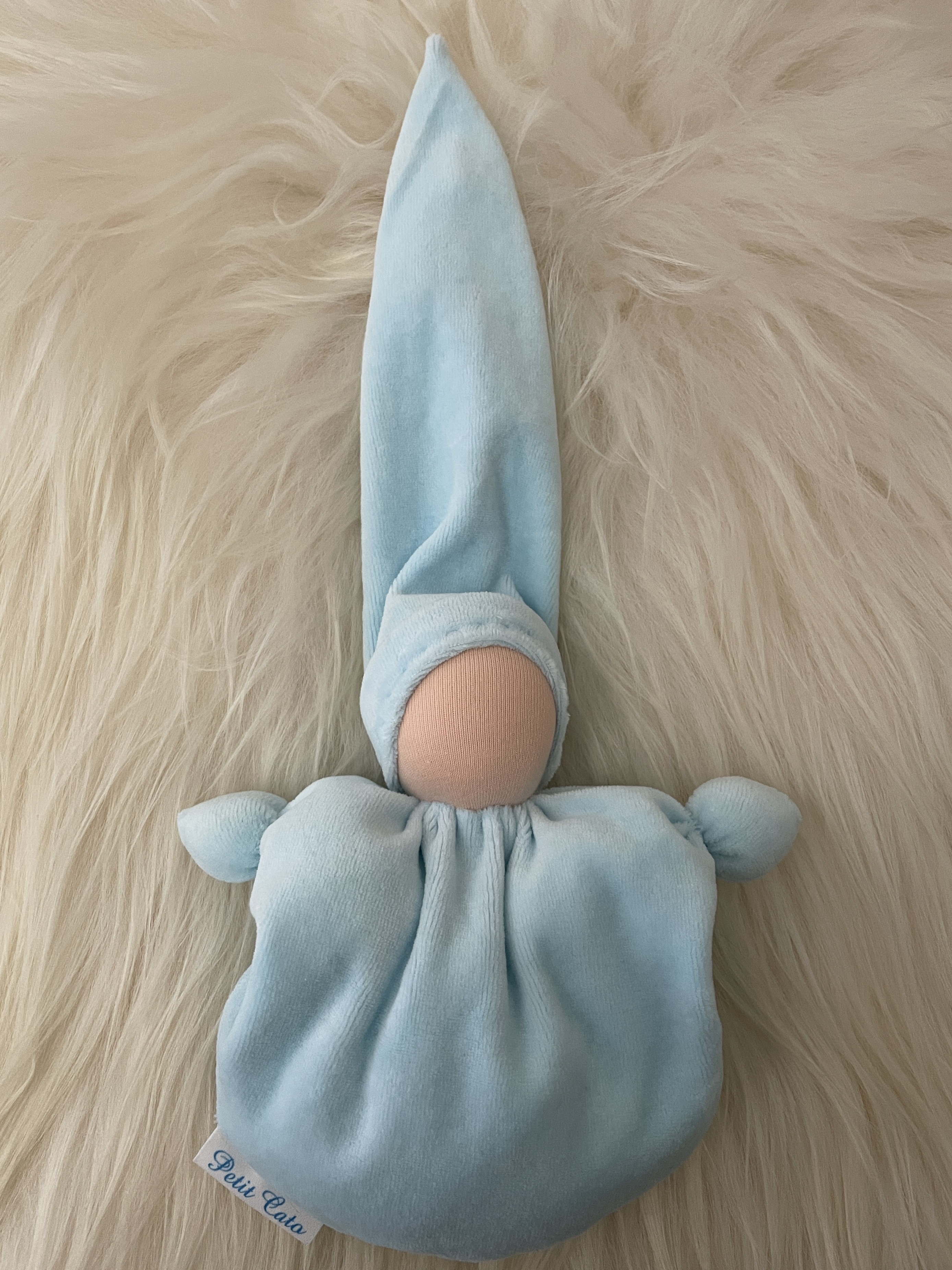 Wiegepopje - Zacht Blauw