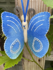 Vlinder Blauw / butterfly blue