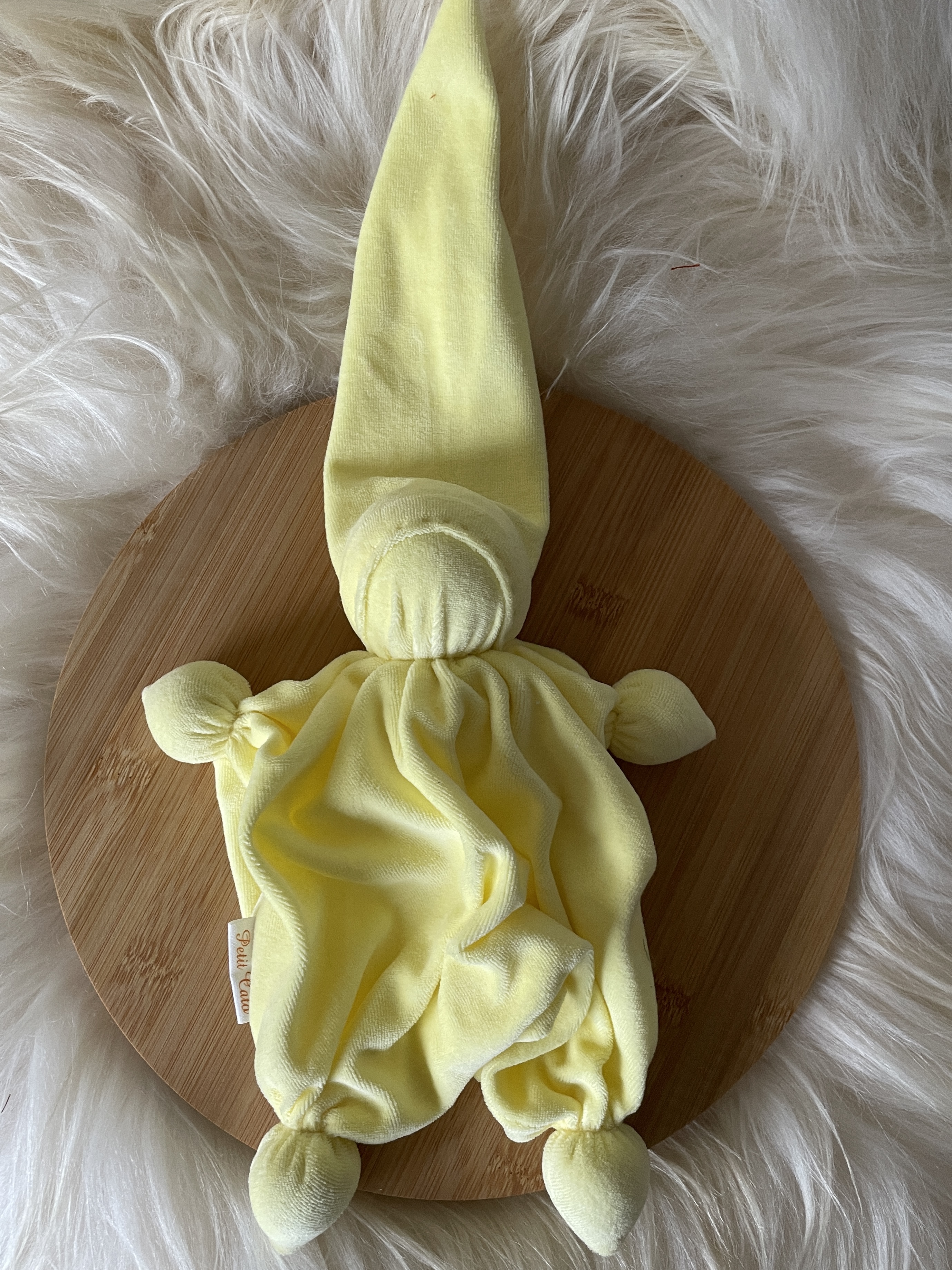 Knuffel Zachtgeel