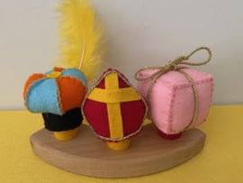Jaarringsteker mijter Sinterklaas
