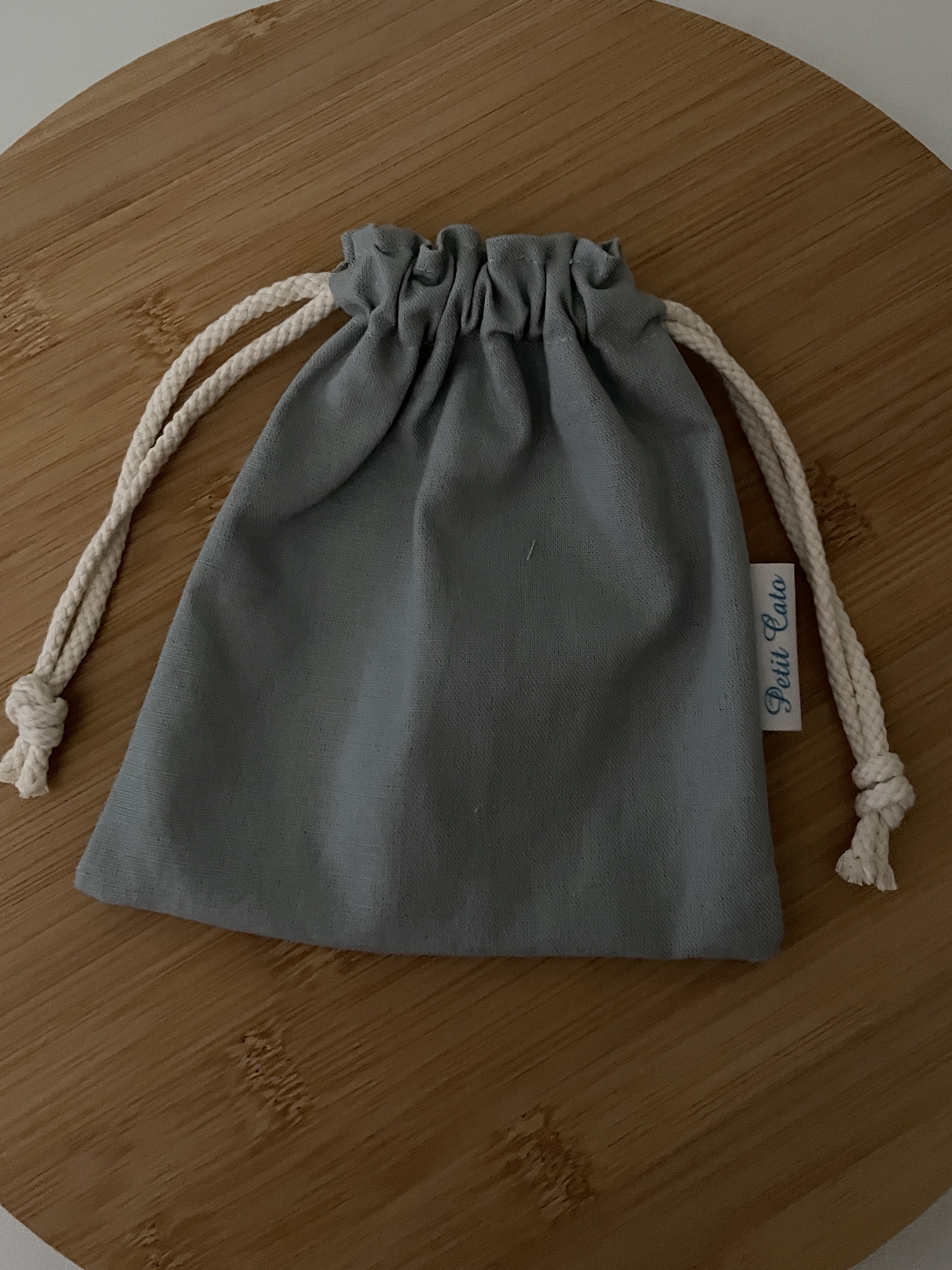Geschenkzak blauw/groen klein