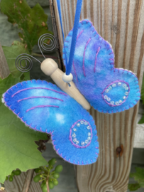 Vlinder Blauw / butterfly blue