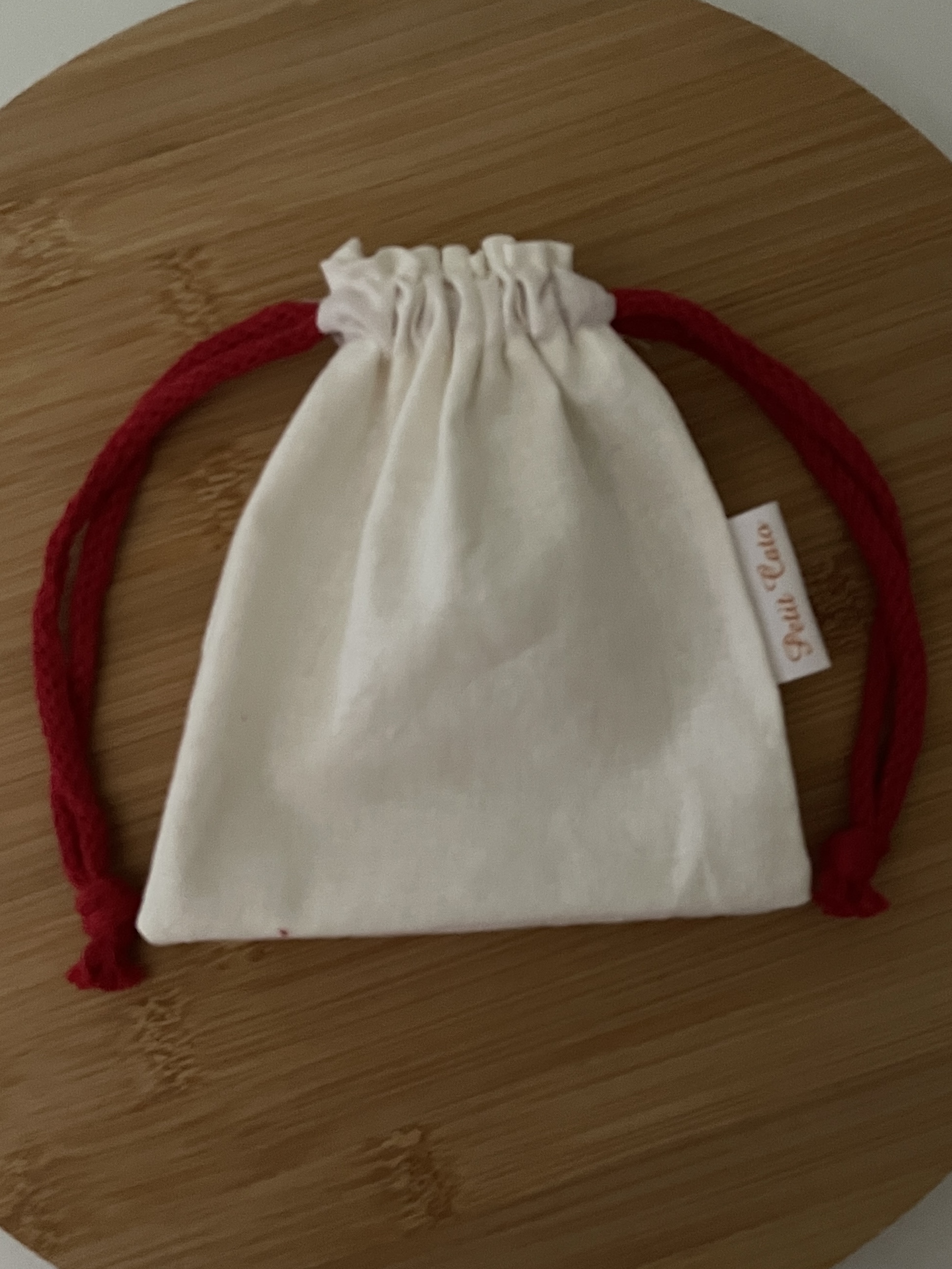 Geschenkzak ecru klein