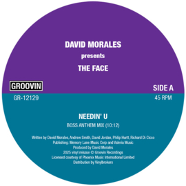 David Morales Presents The Face - Needin' U (12")