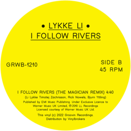 Lykke Li - I Follow Rivers (Incl. The Magician Remix) (12")