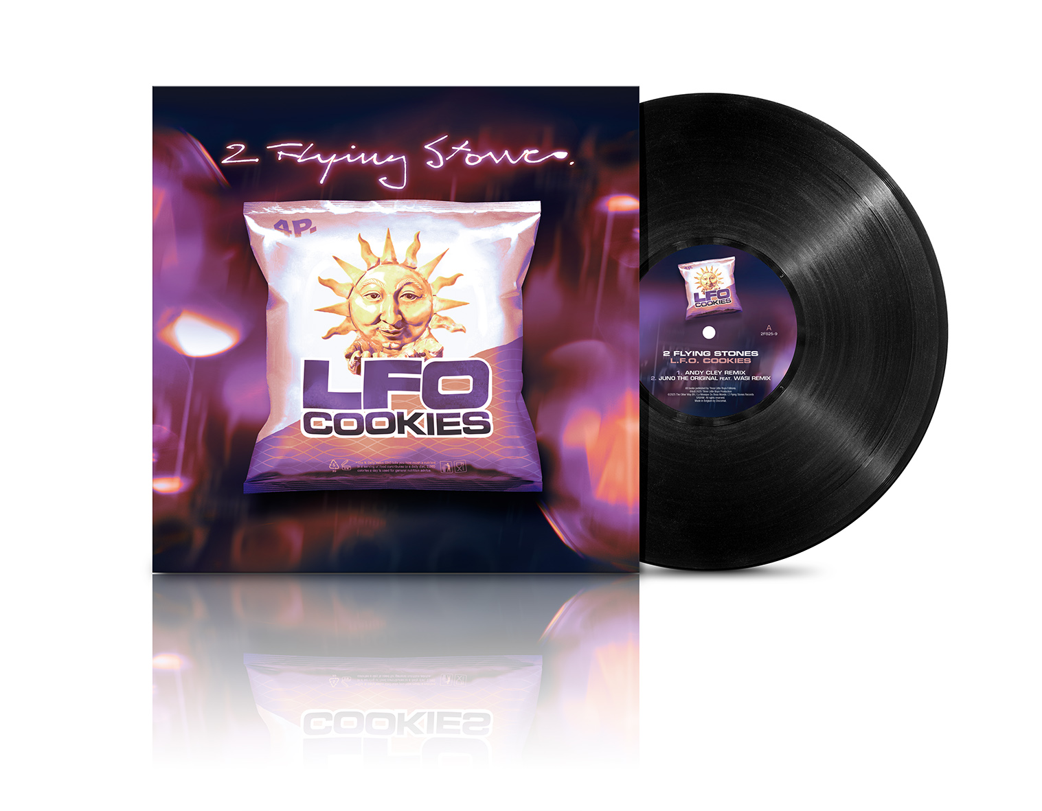 2 Flying Stones - L.F.O. Cookies (Remixes) (12")
