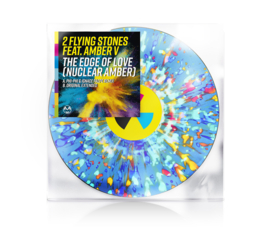 2 Flying Stones - The Edge Of Love (Nuclear Amber) (10")