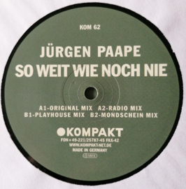 Jürgen Paape - So Weit Wie Noch Nie (12")