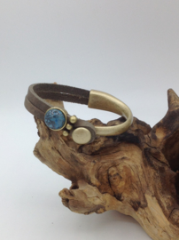 Dames | Armband | Natuursteen | Blue Onyx