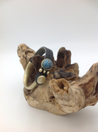 Dames | Armband | Natuursteen | Blue Onyx